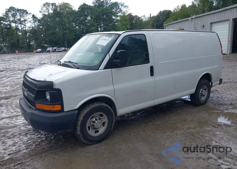2012 Chevrolet Express 2500 Work Van from USA, damaged, VIN 1GCWGFCA5C1143411